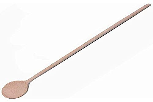 Kesper Rotonda Ciotola, Cucchiaio, Legno, Beige, 28 cm