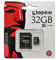 Kingston 32 GB microSD card, memory card for Alcatel One Touch Pop 4 - 32 GB