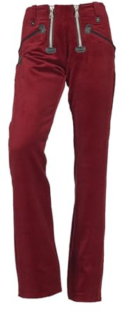 OYSTER Damen Zunfthose Rosa Cordsamt Stretch, ohne Schlag, Cordsamt