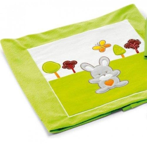 Coperta In Pile Per Letto Smart Pali Bosco Verde