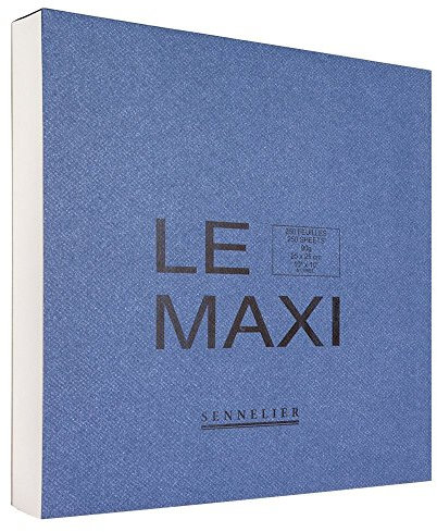 Sennelier Maxi bloc à dessin, blanc, 25,4 x 25,4 cm