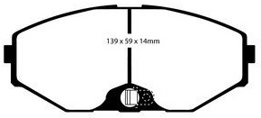 EBC Brakes DP31471C Red stuff Brake Pads