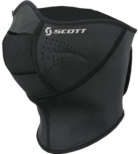 Scott Face Heater Motorrad / Fahrrad / Ski Gesichtsmaske schwarz: Größe: XS