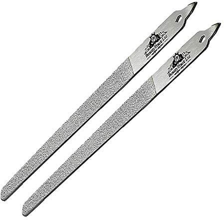 New Diamond Deb Foot Skin & Nail File Steel 6 15Cm Professional Quality - Stainless Steel Nail File - Podiatry/Chiropody - Reusable File - Pack Of 2