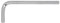 KS Tools 964.03015 Stainless Steel Hexagonal Allen Key Short 1.5 mm