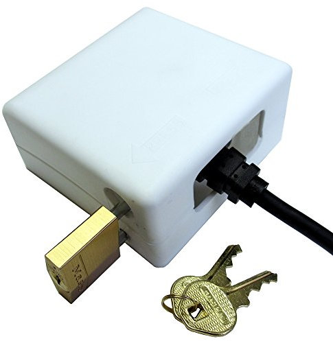 Safetots Locking Single Plug Socket Cover, Baby and Child Safety, Cover for Plugs and Socket, Pad Lock Included, Protect The Plug Whilst Protecting Baby and Child