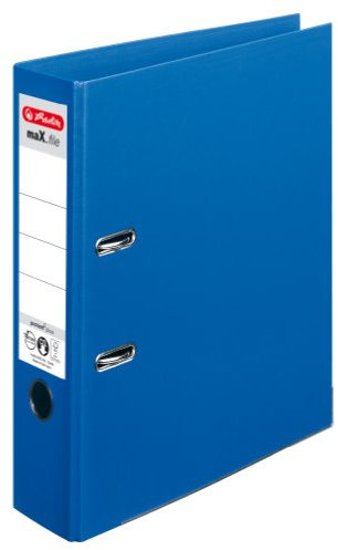 Herlitz 10834331 Ordner maX.file protect+ (A4, 8 cm) blau