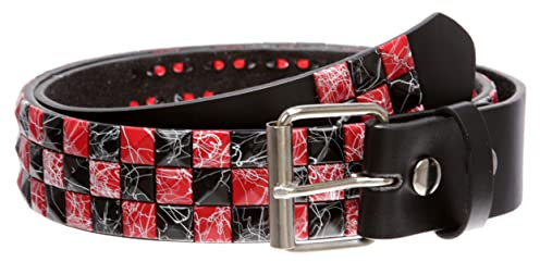 beltiscool Mädchen Gürtel Gr. XL, Rot/Schwarz