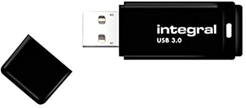 Integral 64GB USB 3.0 Black Key with Fixable Cap