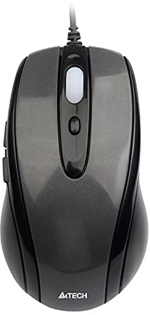 A4Tech N-708 x â€“ Maus (USB, Schwarz, rechts, Büro, PC, Optisch)