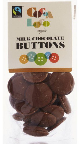 Cocoa Loco Milk Chocolate Buttons - 100g