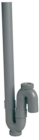 siphon machine à laver - simple - sortie verticale - orientable - diamètre 40 mm - nicoll 1yh23c