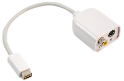 aBanyan Mini DVI a RCA S-Video AV CAVO Adattatore Convertitore Per Apple Macbook