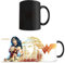 Morphing Mugs DC Comics Justice League (Wonder Woman) Keramikbecher, Schwarz