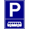 Parking Plaque en aluminium Dibond – Bus – 30 x 21 cm