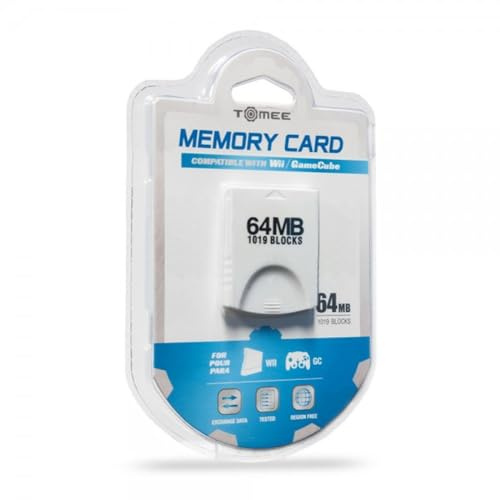 Tomee 64MB Carte Mémoire ( 1019 Blocs) Pour Nintendo Wii Et Gamecube