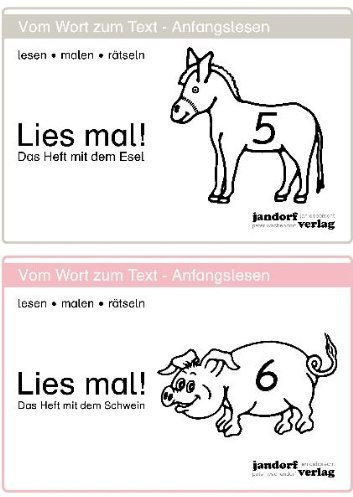 Lies mal! Hefte 5 und 6: Vom Wort zum Text - Anfangslesen von Debbrecht. Jan (2009) Broschiert