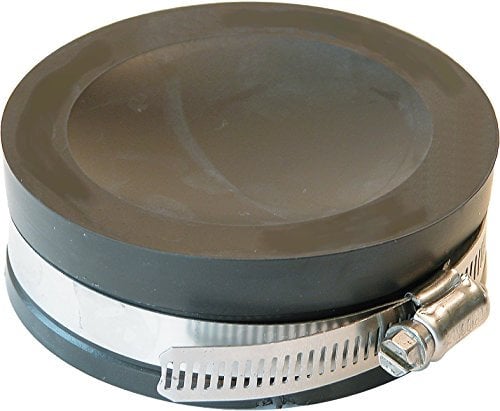 Tomodachi Flexible Endkappe aus PVC Elastomer dichten Rohre perfekt ab und sind dennoch flexibel. Gummirohrverschlüsse für die Abdichtung von Rohren im Haushalt und im Garten (110mm)
