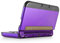 TNP Custodia Protettiva in Plastica Alluminio per Corpo Intero per New Nintendo 3DS XL LL 2015 in Pelle Rigida Protettiva Switch Giochi Accessori Console Videogiochi Protezione Lite Case Cover Viola