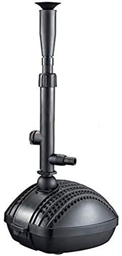 AquaForte FP-1000 mit FT02, Springbrunnenpumpen-Set inklusive Zubehör, Wasserglocke und mehrstufigem Springbrunnenkopf, maximale Durchfluss 1 m3 pro Stunde, maximale Förderhöhe 1.8 Meter, 14 Watt