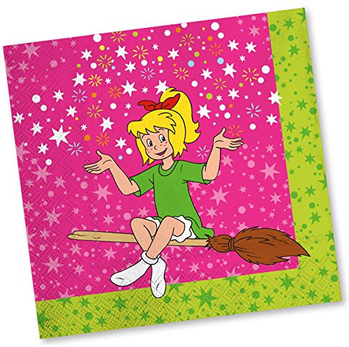 NEU Servietten Bibi Blocksberg, 20 Stück, 33x33 cm