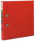 Exacompta 53345E Premium PP-Ordner Prem´Touch. 8 cm breit DIN A4 Kunststoffbezug außen Papierbezug innen Rückenschild austauschbar Ringordner Aktenordner Briefordner Plastikordner rot