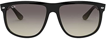 Ray-Ban Unisex 4147-non Polarized Sonnenbrille, Schwarz (Gestell: Schwarz, Gläser: Hellgrau Verlauf 601/32), Large (Herstellergröße: 56)