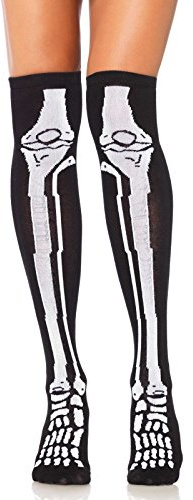 Skeleton Knee High Socks