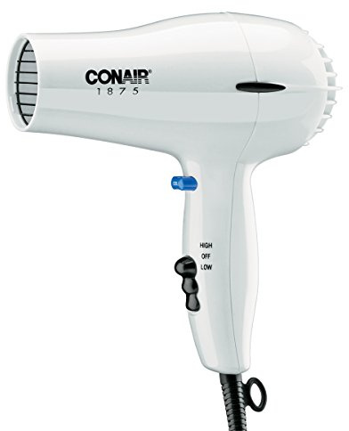 Conair 247W White Compact Hair Dryer - 1875W