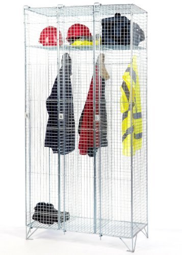 1 Door Triple Wire Mesh Locker 305mm deep