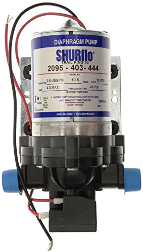 Shurflo Trail King 10 Water Pump - Silver, 12 V/45 PSI