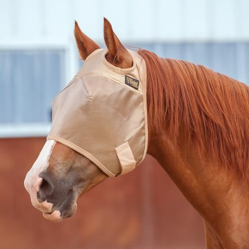 CASHEL Economy Standard Horse Fly MASK, Gold, Yearling
