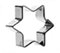 Emporte-pièce pour biscuits - étoile - inox - 20 cm