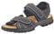 Rieker Homme Sandales 25051,Monsieur Sandales de Trekking,Sandales d'outdoor,Sandales de Sport,Double Fermeture Velcro,schwarz/01,43 EU / 9 UK