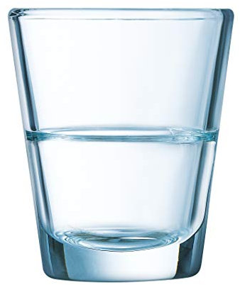 Arcoroc Stack Up FH4,5 Shot 45ml, empilable,sans repère de remplissage, 12 Verres