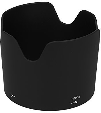 Gegenlichtblende Sonnenblende kompatibel mit Nikon AF-S VR Zoom-Nikkor 70-300 mm IF-ED HB-36