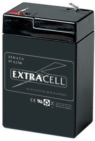 Lead Battery Rechargeable Sealed 6 Volt 4.2 Ah