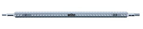 Wiha 28149 Drive-Loc Vi Hex Metric Double Ended Interchangeable Blade, 2.0 by 2.