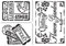 Viva Decor A4 Vintage Flower Garden Schablone