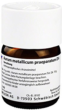 Aurum Metallicum Praeparatum D 6 Trituration