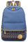 Leaper Lässiger Stil, leichte Canvas-Laptop-Tasche, süßer Rucksack, Schultertasche, Schulrucksack, Reisetasche (Hellblau A3)