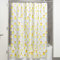 iDesign Novelty EVA/PEVA Duschvorhang aus PEVA, wasserdichter Vorhang für Badewanne und Dusche in 183,0 cm x 183,0 cm, gelb/orange