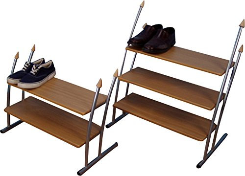 moebel direkt online Schuhregal Delvin Buche-Nachbildung, 2 Böden