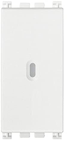 Vimar Serie Arke – Pulsante assiale 1 polo no 10 a bianco