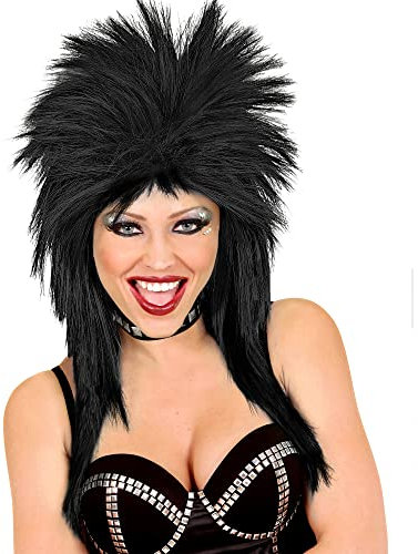 W WIDMANN MILANO Party Fashion - Perücke Rockstar, Rocker, Biker, Accessoire für Kostüme