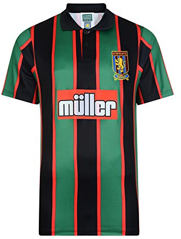 Score Draw Aston Villa 1994 Away Retro Football Shirt
