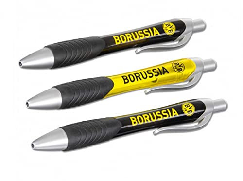 Borussia Dortmund Kugelschreiber/Pen 3er Set BVB 09