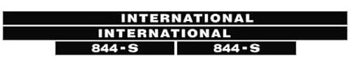 IHC Aufkleber international 844S Logo Emblem Sticker Label lang