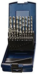 Promat Spiralbohrersatz DIN338 Typ N D. 1-5,9mm 0,1mm steigend HSS-Co