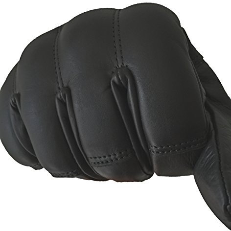 ar TACTICAL GMBH Security Quarzsandhandschuhe aus echtem Leder (M)